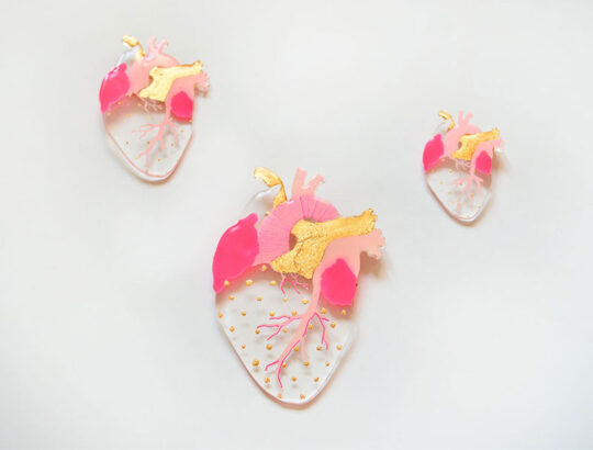 ioana petre gentle heart brooch