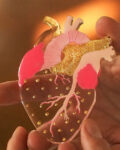 ioana petre gentle heart brooch detail