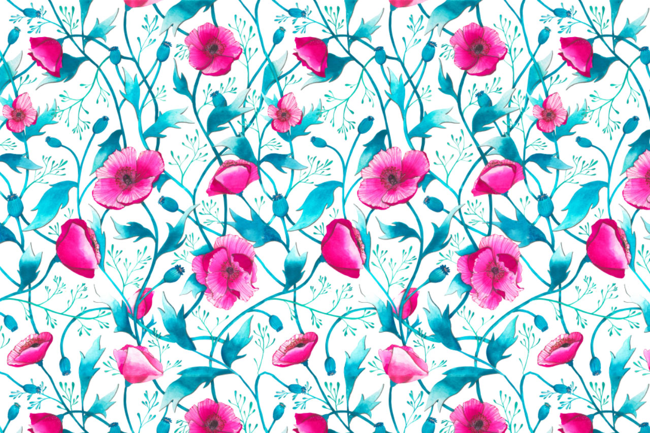 ioana petre poppies pattern